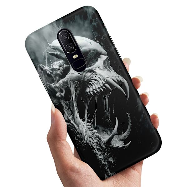 Deksel / Mobildeksel til OnePlus 8 - Skull