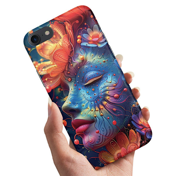 Deksel / Mobildeksel til iPhone 7 / 8 / SE - Psychedelic