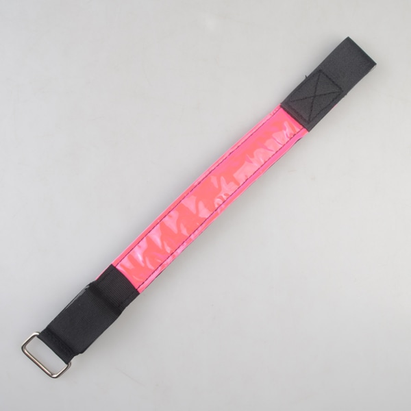 2-Pack - Armband LED / Reflex som Lyser - Reflexband - Rosa Rosa