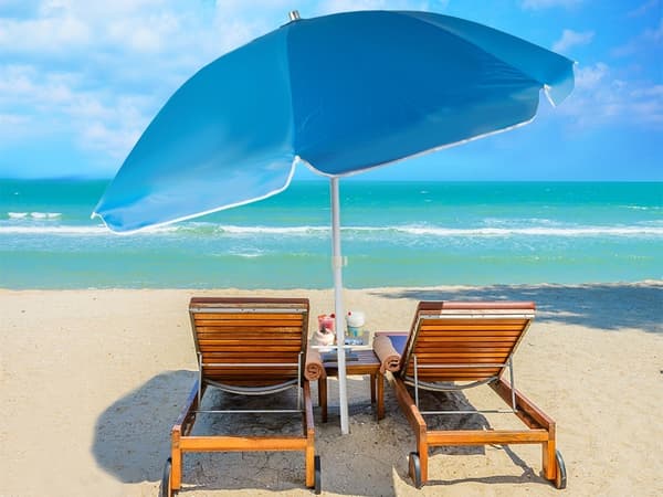 Stort Parasol med UV Beskyttelse - 170cm