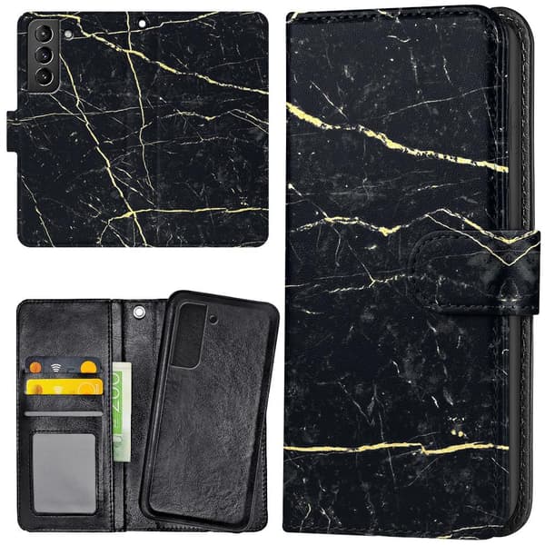Samsung Galaxy S22 - Mobilcover/Etui Cover Marmor Multicolor