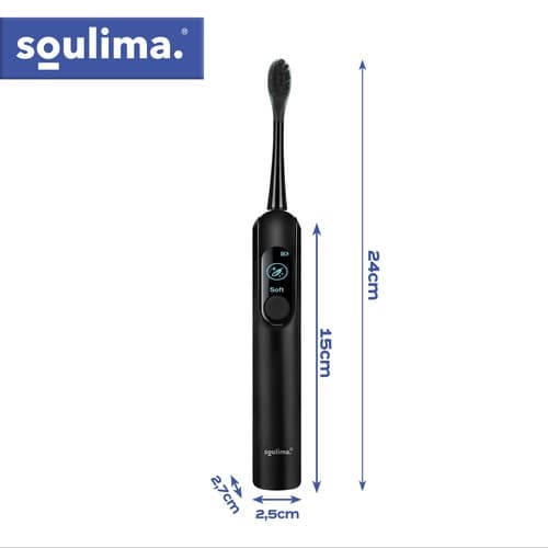 Eltandborste Soulima X800 - Tandborste Black