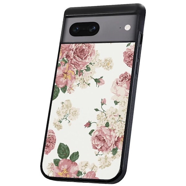 Google Pixel 7 - Skal/Mobilskal Retro Blommor