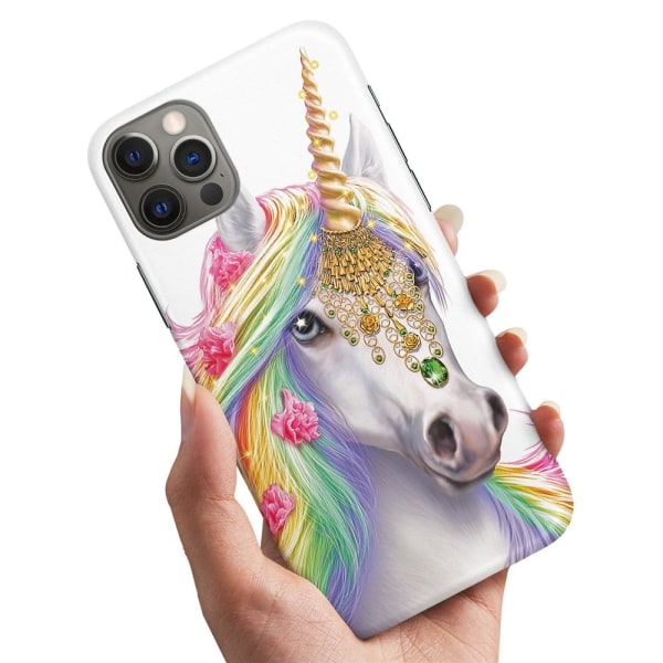 iPhone 12/12 Pro - Deksel/Mobildeksel Unicorn/Enhjørning