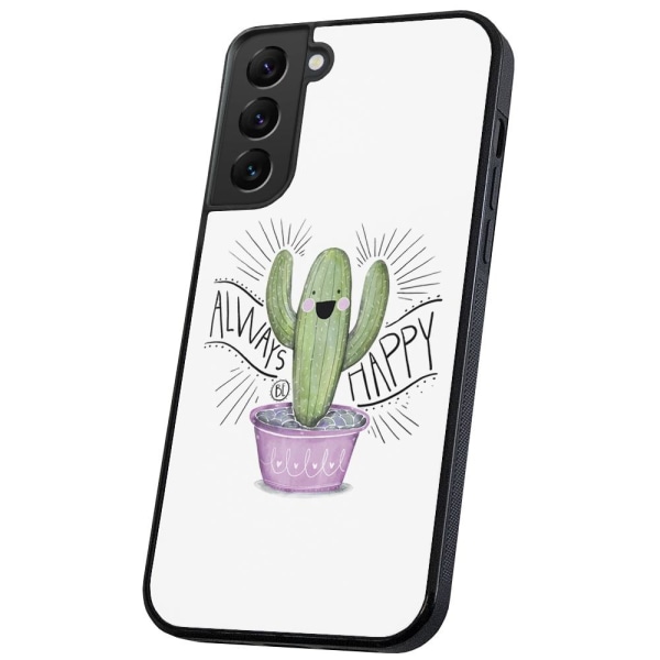 Samsung Galaxy S21 - Cover/Mobilcover Happy Cactus