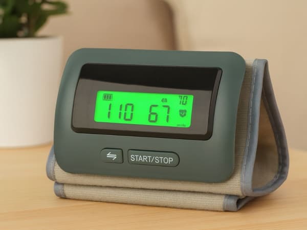 Blodtrycksmätare - Automatisk manschett LCD