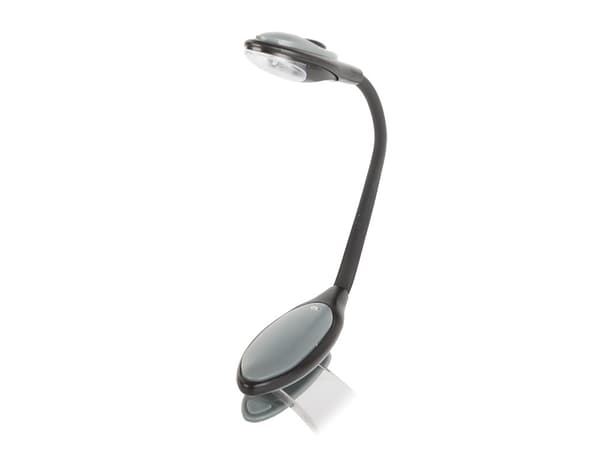Boglampe - Læselampe / LED-lampe med Klemme - Lampe til Bog