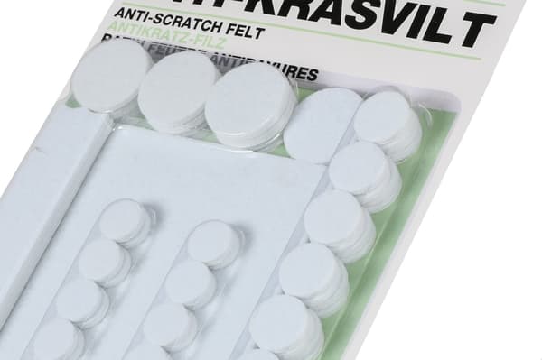 Möbeltassar filt 80 st vit