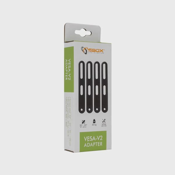 SBOX VESA Adapter VESA 400/55"/30kg Svart