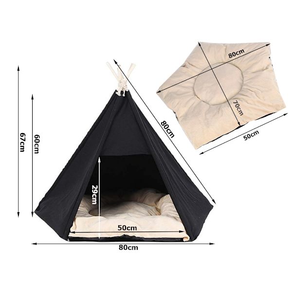 Tipi Tält för Hund & Katt