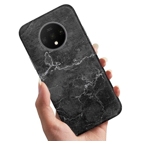 Cover / Mobilcover til OnePlus 7T - Marmor Multicolor