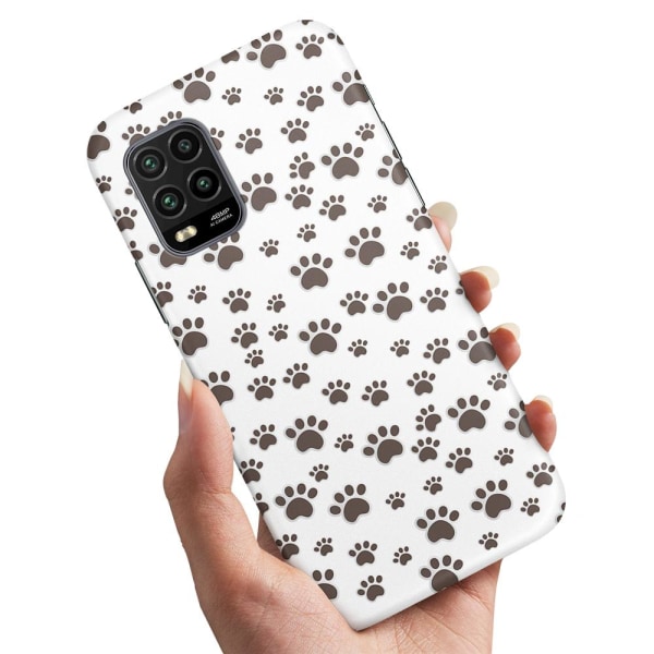 Xiaomi Mi 10 Lite - Skal/Mobilskal Paw Pattern