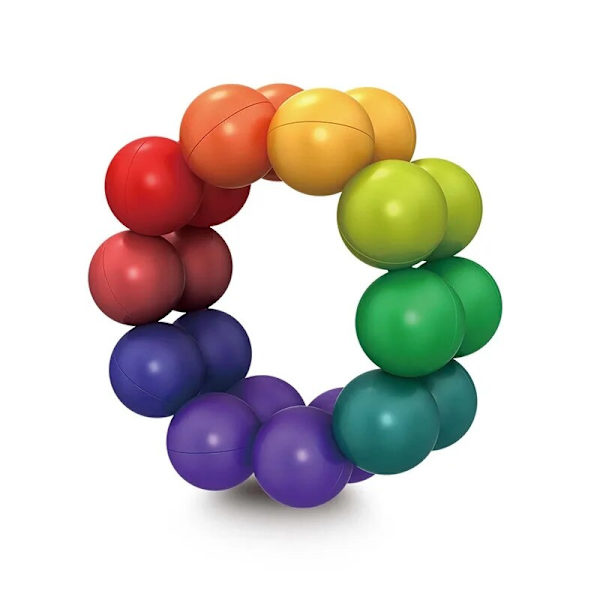 Fidget Bollar för Barn - Skapa olika former Multicolor
