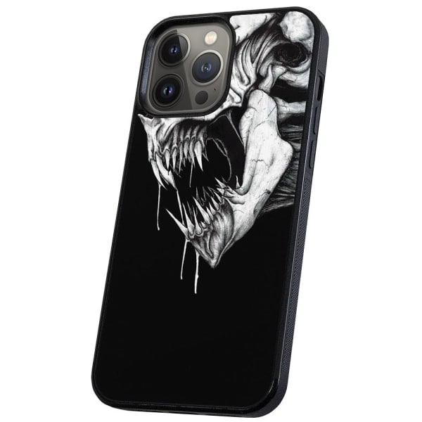 iPhone 13 Pro Max - Skal/Mobilskal Döskalle Monster multifärg