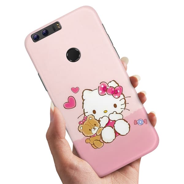 Cover / Mobilcover til Huawei Honor 8 - Kitty