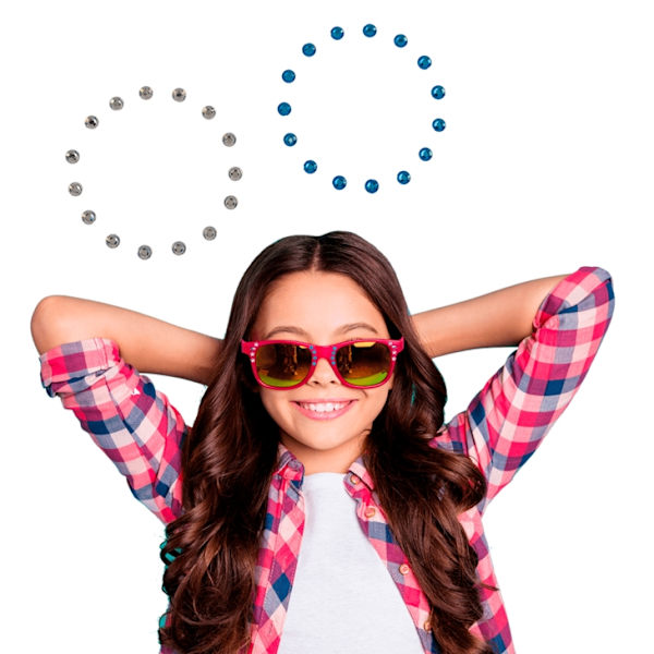 Bling Bling Ultimate Glam Kit - Fäster diamanter i håret multifärg