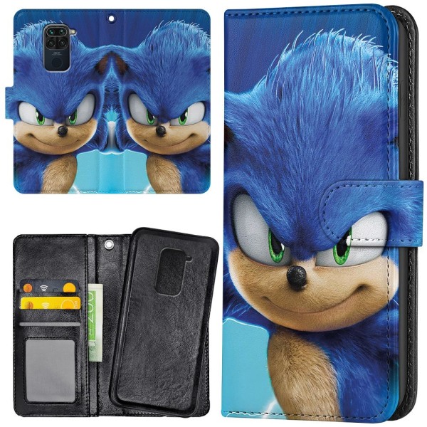 Xiaomi Redmi Note 9 - Lompakkokotelo/Kuoret Sonic the Hedgehog