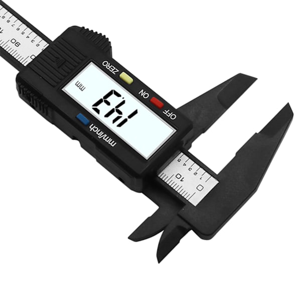 Digitalt Skjutmått i Plast 0-150 mm (0.1mm) Svart