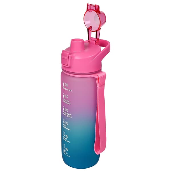 Vattenflaska 750 ml blå/rosa