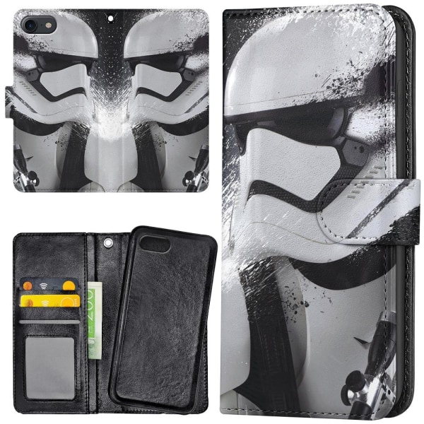 iPhone 7/8/SE - Plånboksfodral/Skal Stormtrooper Star Wars