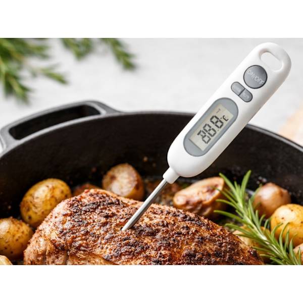 Digital kökstermometer med sond LCD