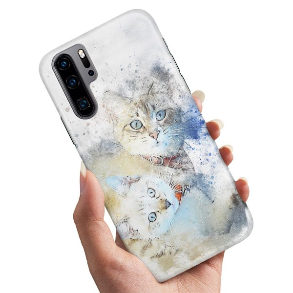 Huawei P30 Pro - Deksel/Mobildeksel Katter