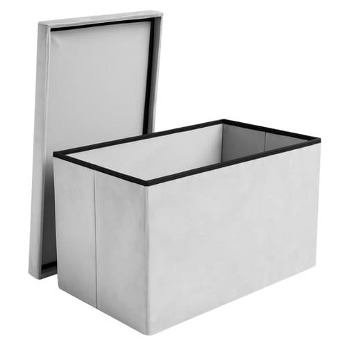 Fotpall / Sittpuff - 60x30cm Ljusgrå