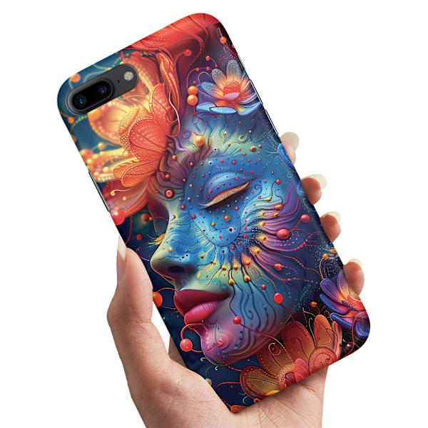 Cover / Mobilcover til iPhone 7 / 8 Plus - Psychedelic