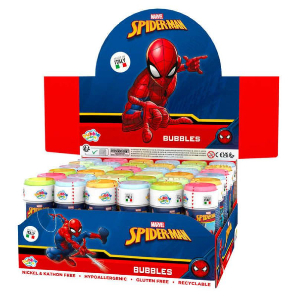4-Pack - Såpebobler Spiderman - 60ml Multicolor