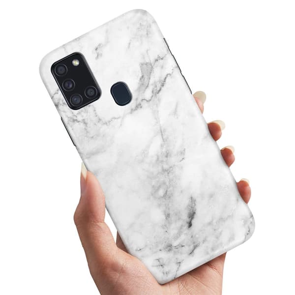 Deksel / Mobildeksel til Samsung Galaxy A21s - Marmor Multicolor