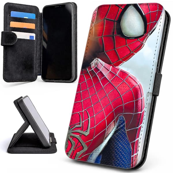 Lommebok Deksel / Mobildeksel til iPhone 12 / 12 Pro - Spiderman