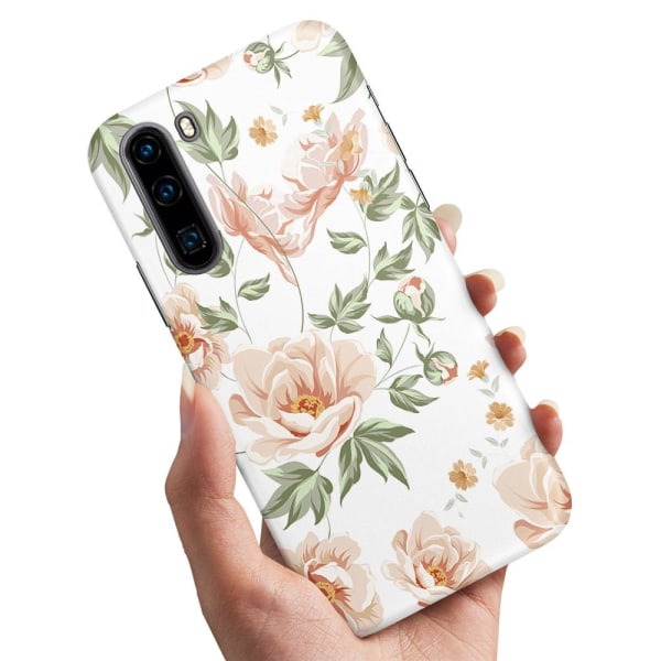 OnePlus Nord - Cover/Mobilcover Blomstermønster