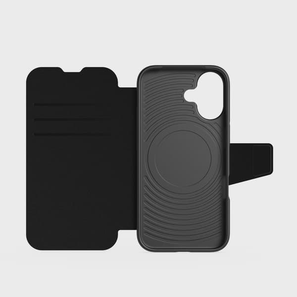 Tech21 Evo Lite Wallet iPhone 16 Svart