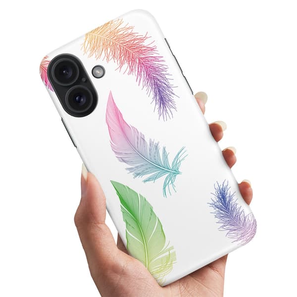 Deksel / Mobildeksel til iPhone 16 - Fjær