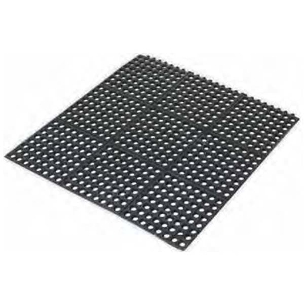 Golvmatta 90x90 cm Svart