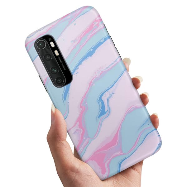 Cover / Mobilcover til Xiaomi Mi Note 10 Lite - Marmor Multicolor