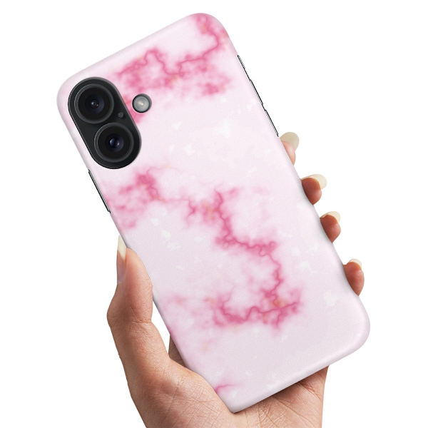 Deksel / Mobildeksel til iPhone 16 Plus - Marmor