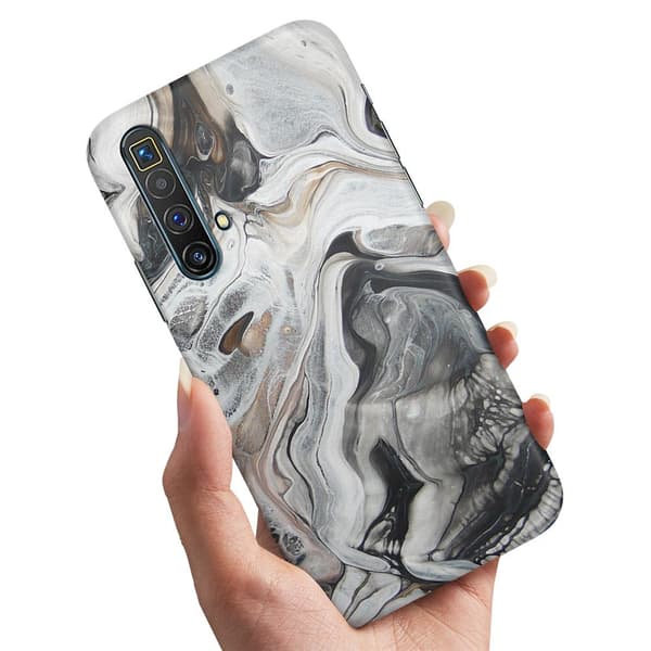 Cover / Mobilcover til Realme X3 SuperZoom - Marmor Multicolor