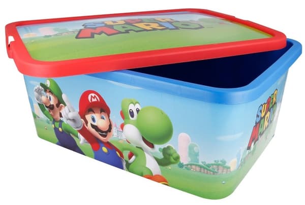 Super Mario Plastråvarublåda 13 L