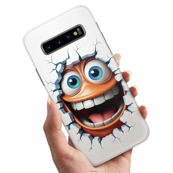 Samsung Galaxy S10 - Kuoret/Suojakuori Emoji