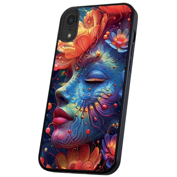 iPhone XR - Kuoret/Suojakuori Psychedelic