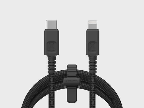Xtorm Next Gen USB-C / Lightning kabel MFI 1.5m Svart