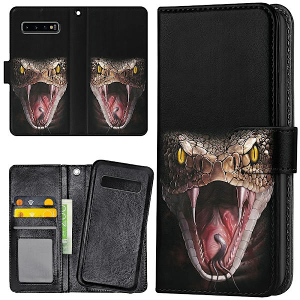 Samsung Galaxy S10 - Mobilcover/Etui Cover Snake