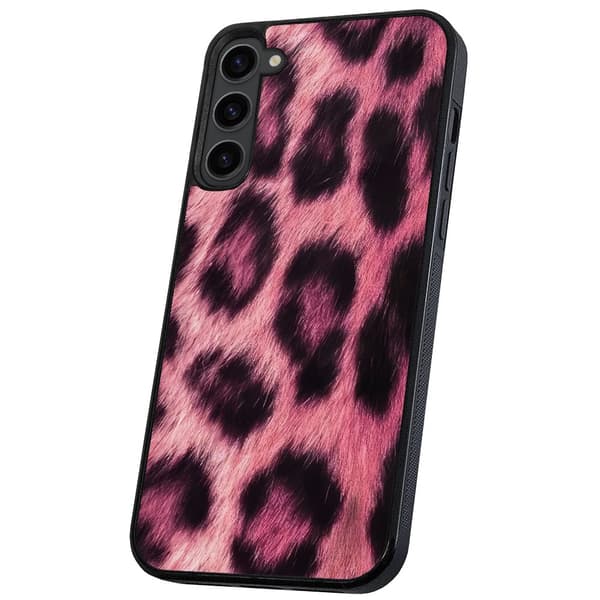 Samsung Galaxy S23 - Deksel/Mobildeksel Pink Leopard
