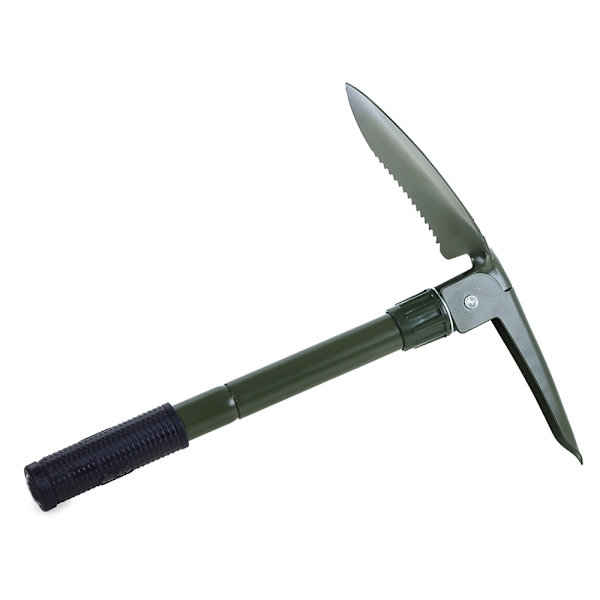 3-in-1 Taitettava Lapio/Kuokka/Saha – Retkeilyyn