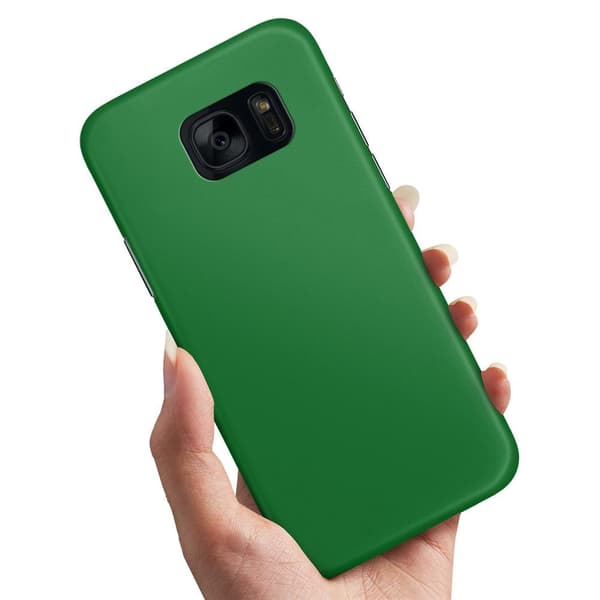 Deksel / Mobildeksel til Samsung Galaxy S7 - Grønn Green