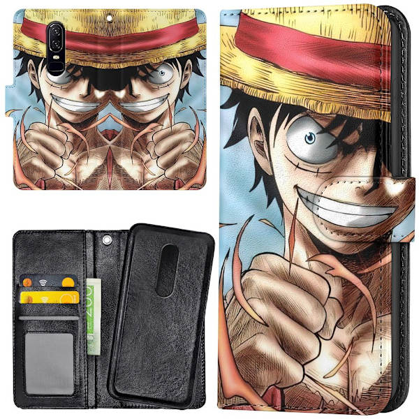 OnePlus 7 - Lompakkokotelo/Kuoret Anime One Piece