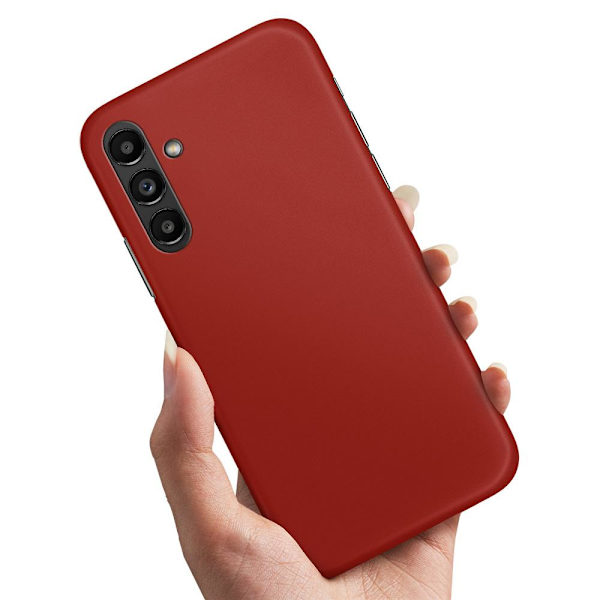 Samsung Galaxy A13 5G/A04s - Skal/Mobilskal Mörkröd