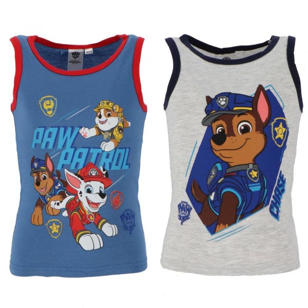 2-Pack - Paw Patrol Tank Top for barn - Gutter MultiColor 98/104