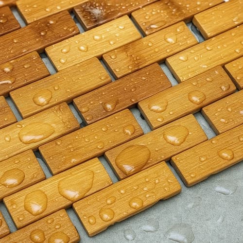 Badrumsmatta Bambu - 80x50 cm
